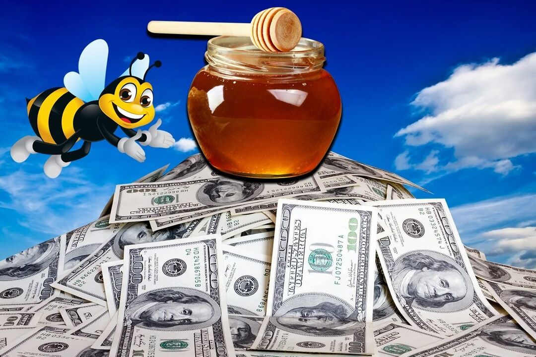 Honey receipt to attract money