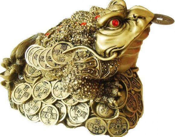 A three-legged toad will attract stable wealth and success to your home.