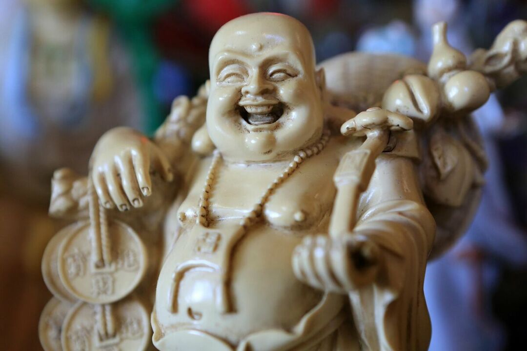 Amulet for health and family well-being - laughs Buddha