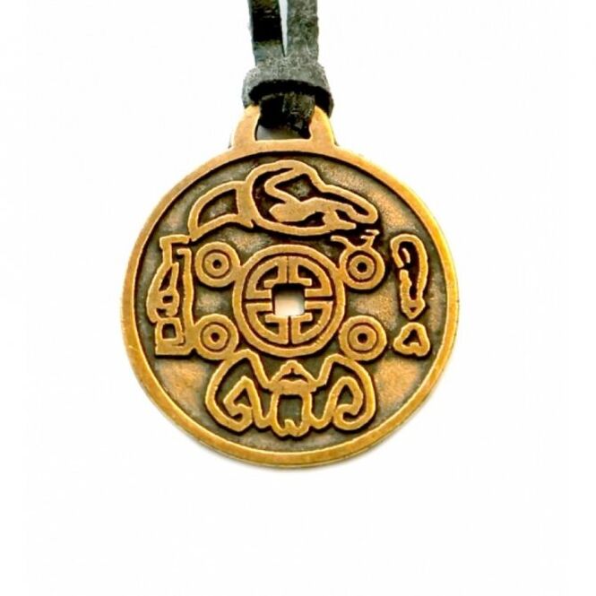 The front of the amulet for success