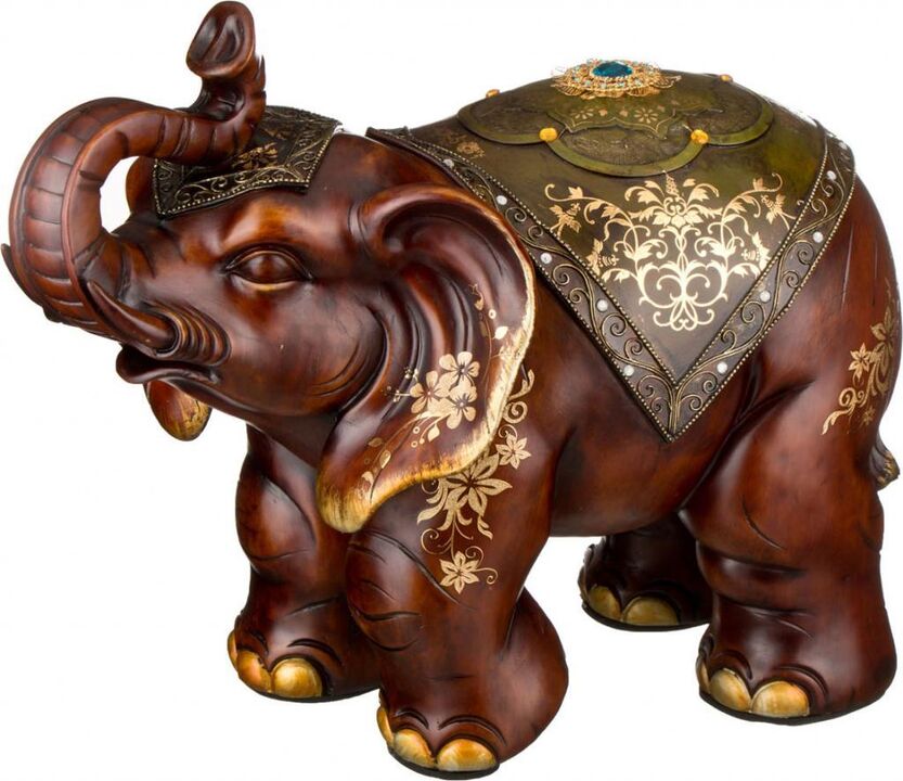 The figure of an elephant as an amulet of success